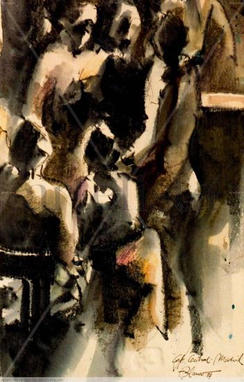 FIGURAS 3 Watercolour Paper Figure Painting