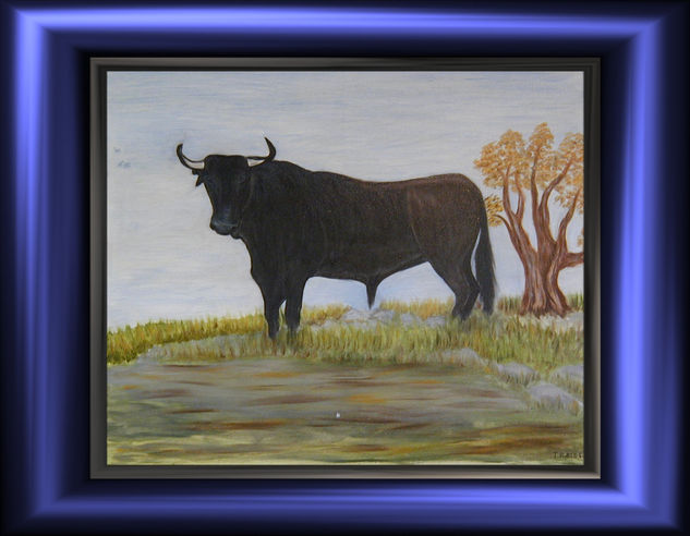 TORO,BODEGON, Oil Canvas Landscaping