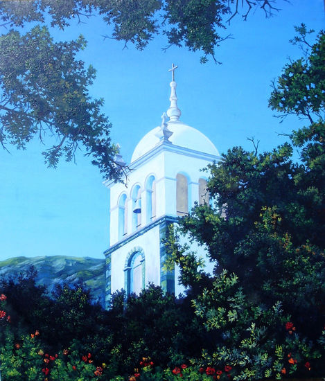 Blanca Iglesia Oil Canvas Landscaping