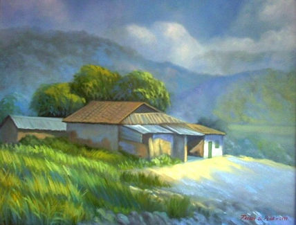 Paisaje y niebla.