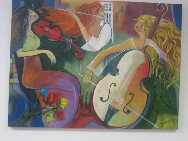 the orchestra Oil Canvas Others