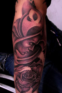 Mujer rosa