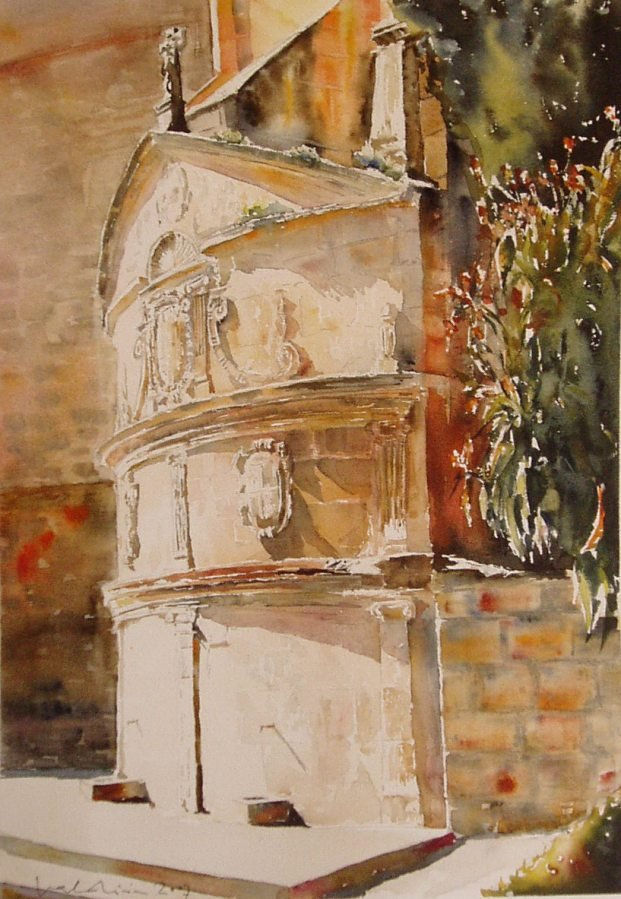 Fuente adosada. San Pablo (Úbeda)