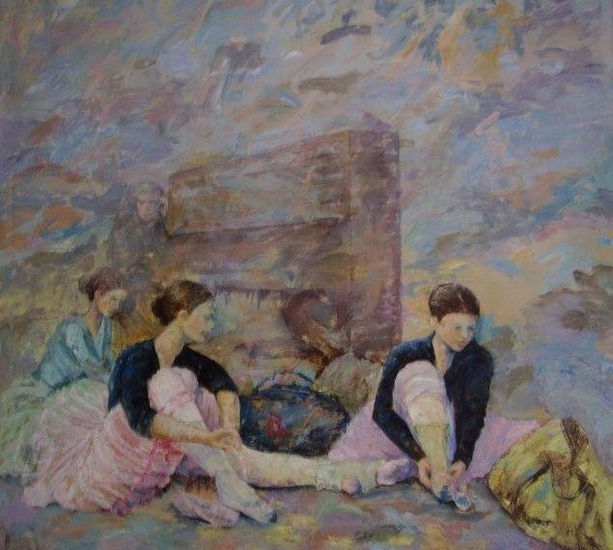 Estudiantes a bailarina Oil Canvas Others