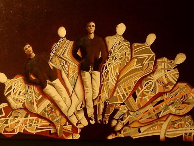 inauguracion de pintura en canal 7, Mendoza,Argentina el 10 de setiembre 2008