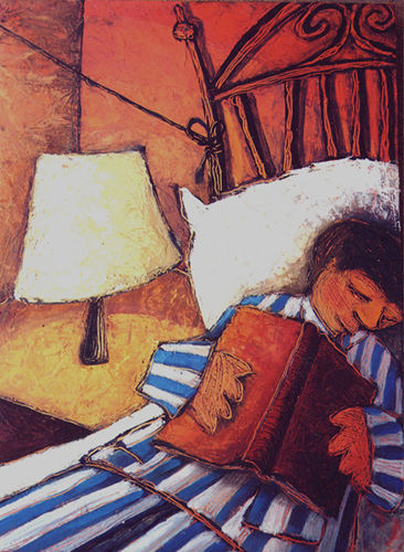 LIBRO Y SUEÑO Oil Panel