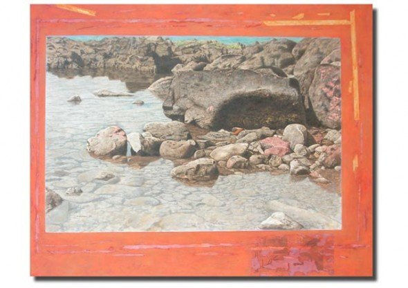 Las rocas Oil Panel Landscaping