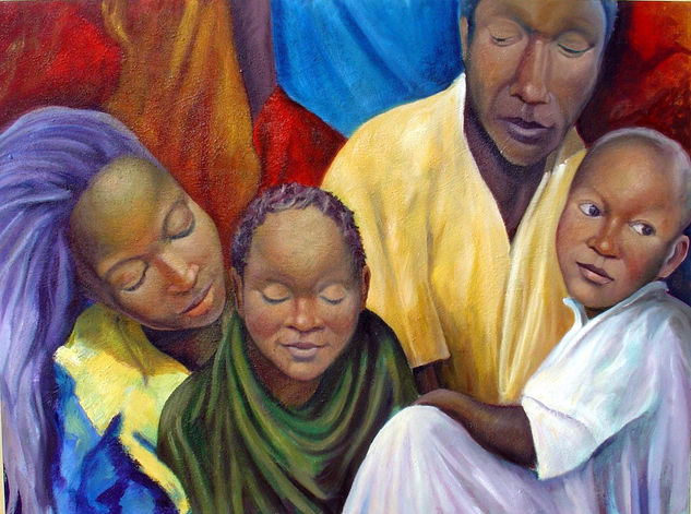 Familia. 136x100 cms. Oil Canvas Landscaping