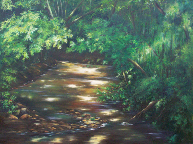 LUZ Oil Canvas Landscaping