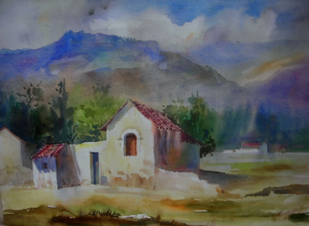 Paisaje valluno Watercolour Paper Landscaping