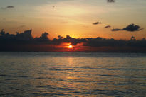 Atardecer en la playa