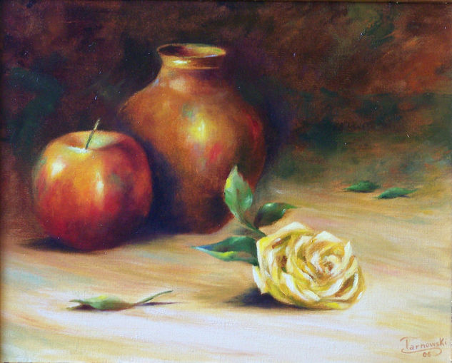 LA ROSA Oil Canvas Floral Painting