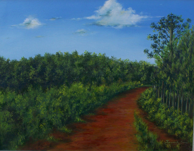 CAMINO DE CHACRA Oil Canvas Landscaping