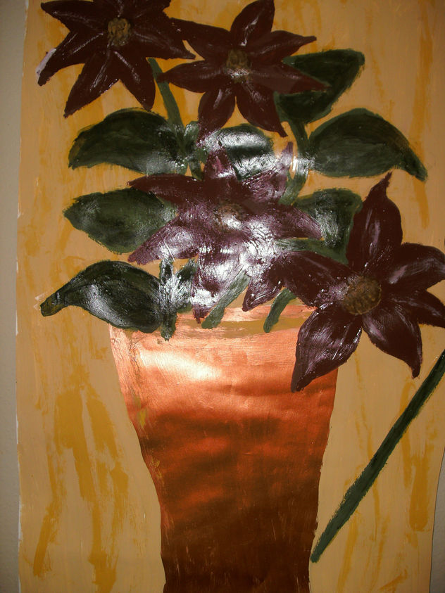 florero de cobre