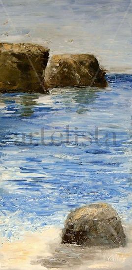 Rocas imaginarias Oil Canvas Marine Painting