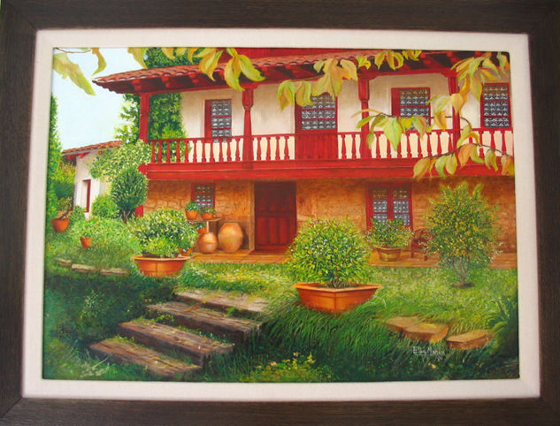 CASA ROJA- Exterior Oil Canvas Others