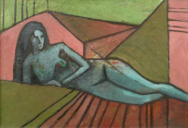 desnudo constructivo Oil Panel Nude Paintings