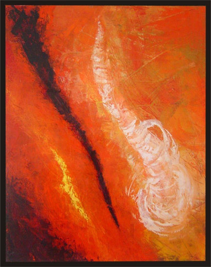 sustancia y fuego Oil Canvas Landscaping