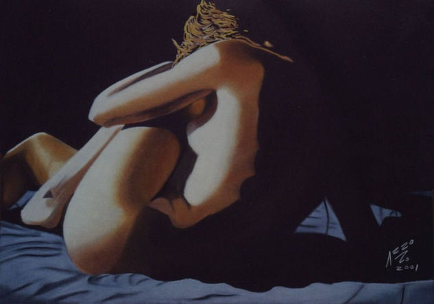 Perdiendo La realidad Pastel Paper Nude Paintings