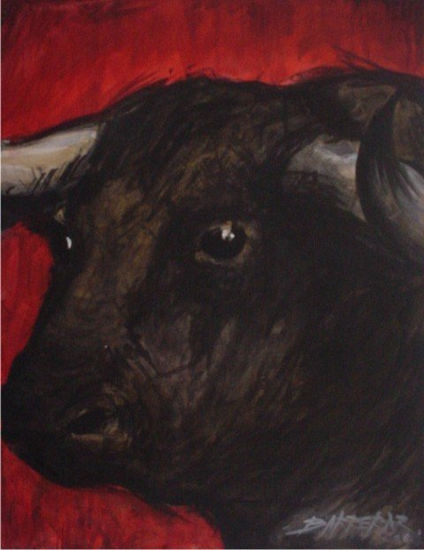 toro Acrylic Canvas Animals