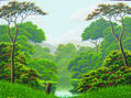 "el corazon del bosque" 0.90 X 0.70 m.
