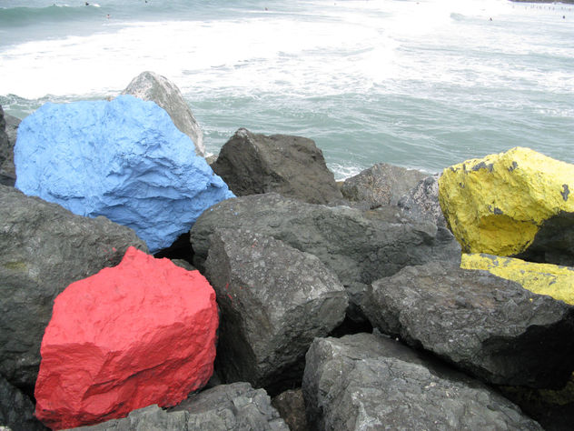 rocas  de color