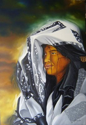 LUTO WAYUU Oil Canvas Portrait