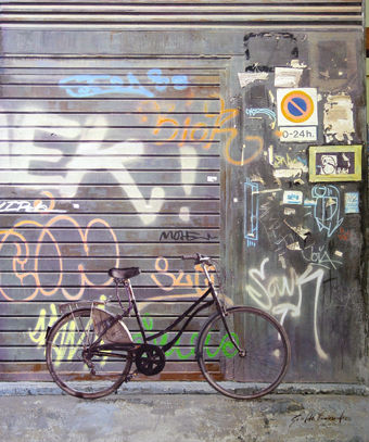 Puerta grafitis