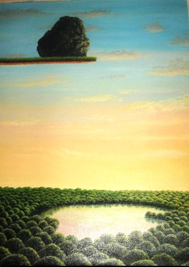 "El Salto" Acrylic Canvas Landscaping