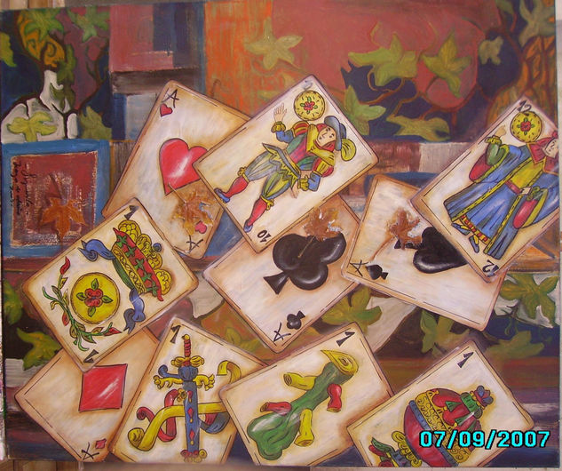 Juego de otoño Oil Canvas Others