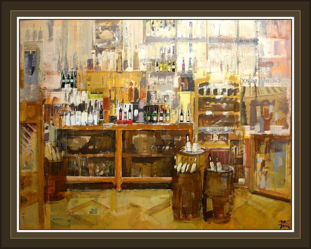 TIENDA DE VINOS Oil Canvas Landscaping