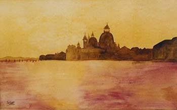 Atardecer en Venecia Watercolour Paper Landscaping