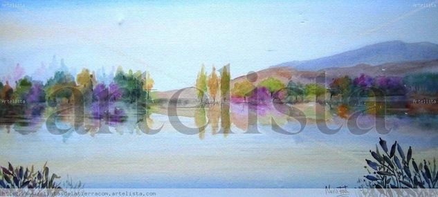 REFLEJO EN ESCOCIA Watercolour Others Landscaping