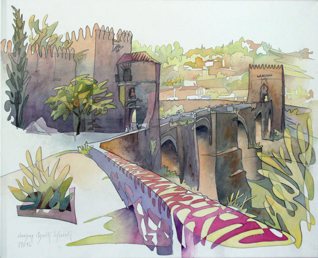 71016 Toledo 100x81 Watercolour Paper Others