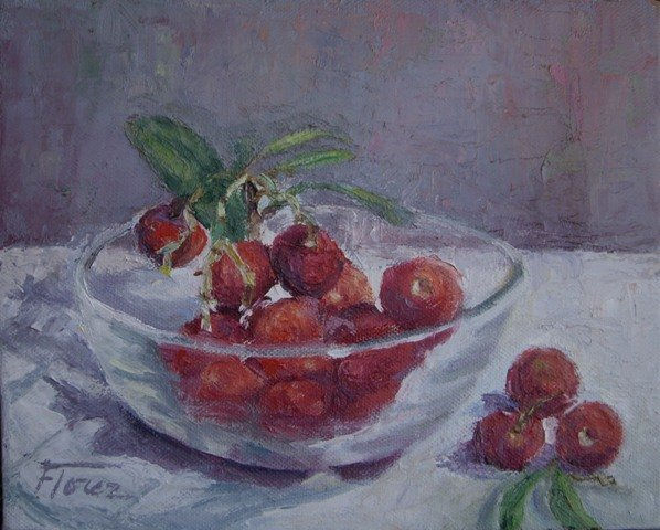 Los Madroños Oil Canvas Still Life Paintings