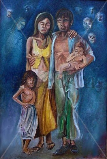 INDIFERENCIA Oil Canvas Figure Painting