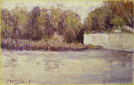 Paisaje con lago