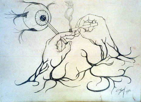 Dibujando con humo