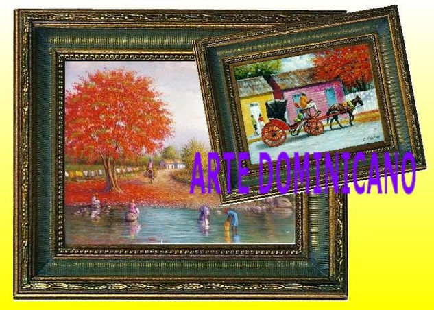 ARTE DOMINICANO Oil Canvas Landscaping