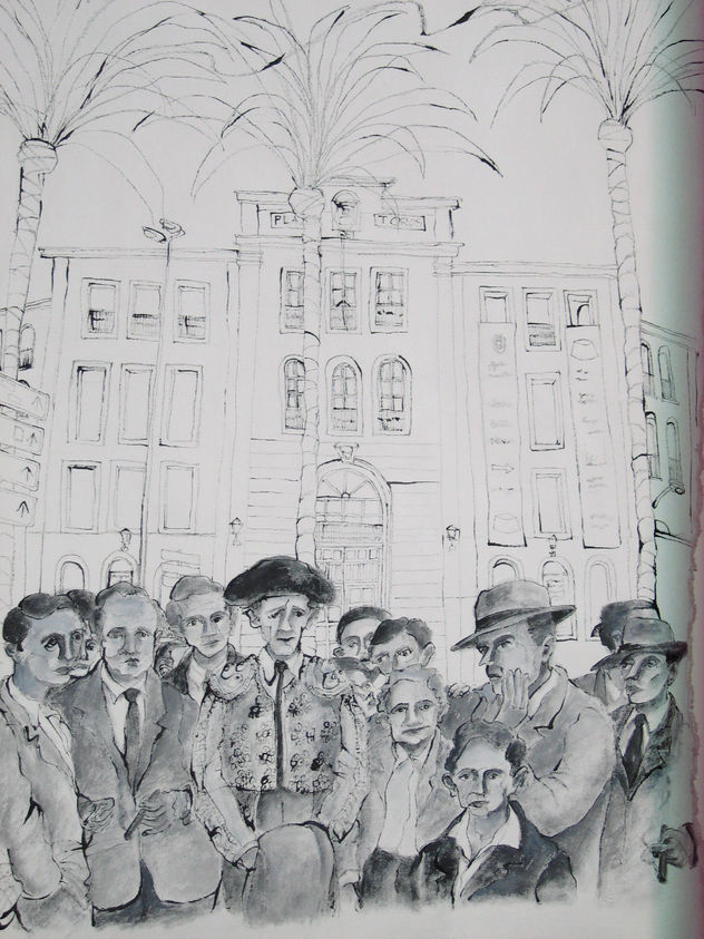 Gentes del toro, plaza de toros de Alicante