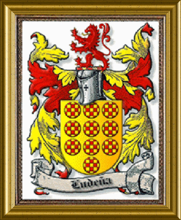 ESCUDO DE ARMAS DE LA FAMILIA LUDEÑA