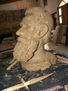 escultura de rosto