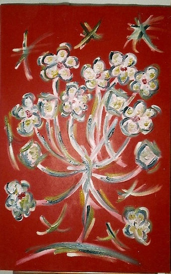 Flores en pirmavera Oil Canvas Landscaping