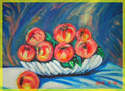 Peach Still Life