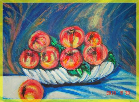 Peach Still Life