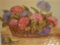 cesta de flores