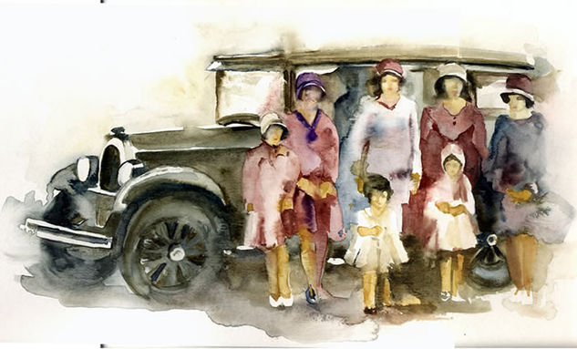 Blanca y sus hermanas Watercolour Paper