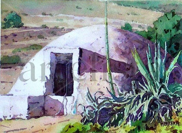 Pozo - Parque Natural de Cabo de Gata - Almería Watercolour Paper Landscaping