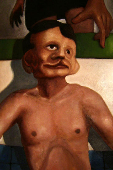 Bañera Oil Canvas Portrait