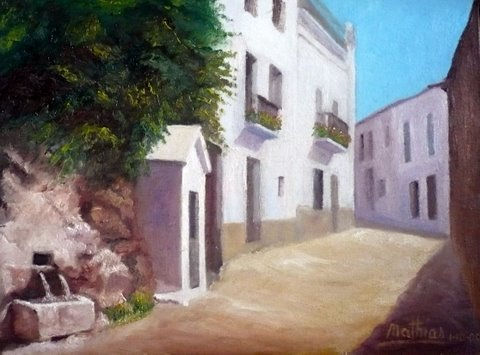 EL CHORRILLO - Beires - Oil Canvas Landscaping